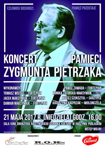 Koncert pamięci Zygmunta Pietrzaka