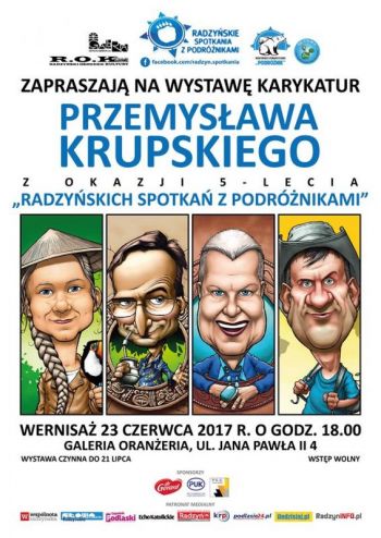 Wystawa karykatur Przemysława Krupskiego