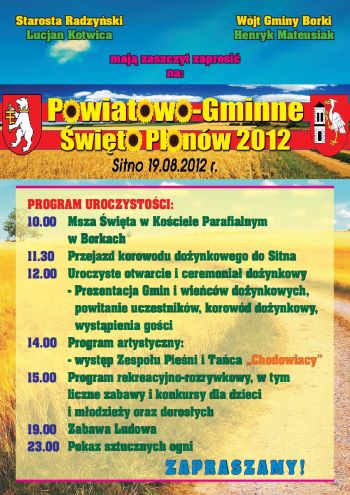Powiatowo - Gminne Święto Plonów 2012