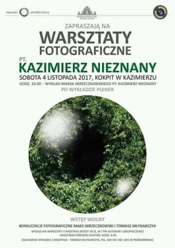 Warsztaty fotograficzne Kazimierz nieznany