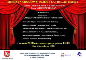 Międzynarodowy Dzień Teatru w Ulanie-Majoracie