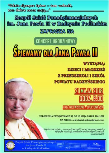 Śpiewamy dla Jana Pawła II