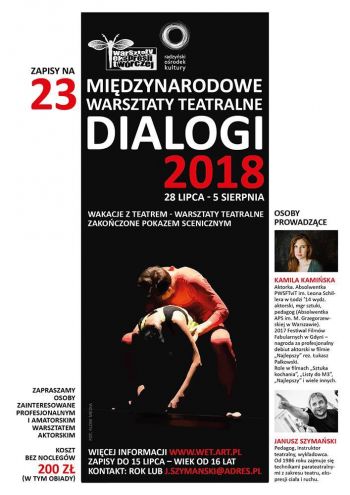 23 Międzynarodowe Warsztaty Teatralne DIALOGI 2018