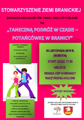 Taneczna Podróż w Czasie - Potańcówka w Branicy.