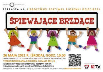 I Radzyński Festiwal Piosenki Dziecięcej „ŚPIEWAJĄCE BRZDĄCE”