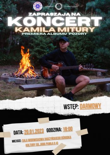  Koncert Kamila Mitury promujący płytę Pozory