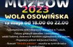 Noc Muzeów 2023 w Woli Osowińskiej.
