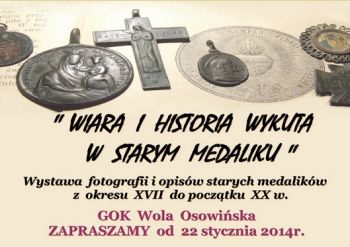 Wystawa Wiara i historia wykuta w starym medaliku do 28 lutego!
