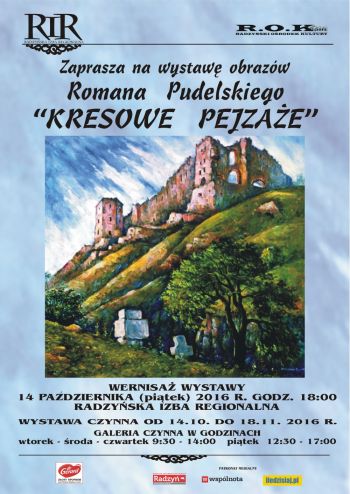 Wernisaż wystawy obrazów Romana Pudelskiego Kresowe pejzaże